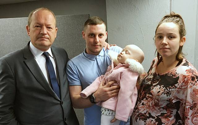 Simon Danczuk, Zak Greenwood, Gracie Greenwood and Lauren Doherty