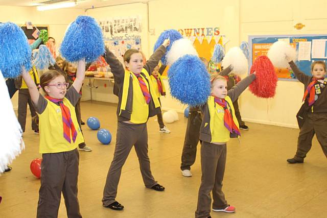 4th Heywood St Luke’s Brownies celebrate World Thinking Day with an American-Themed party