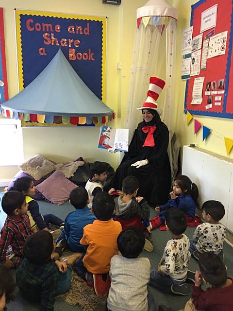 Sunshine Preschool enjoying World Book Day