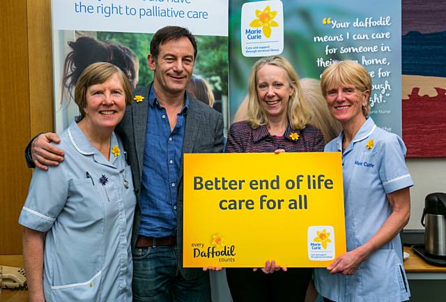 Sally Monger-Godfrey, Jason Isaacs, Liz McInnes MP and Lib Wolley 