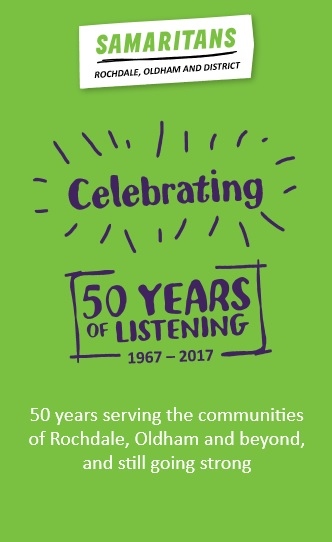 Rochdale, Oldham and District Samaritans 50th anniversary