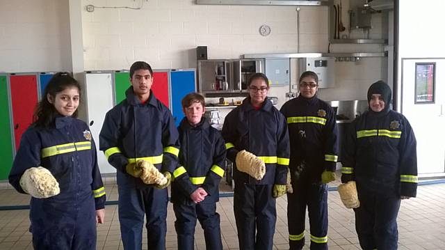 Rochdale Community Fire Station charity car wash 