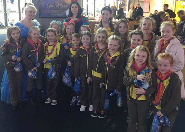 4th Heywood St Luke’s Brownies with Disney Princesses