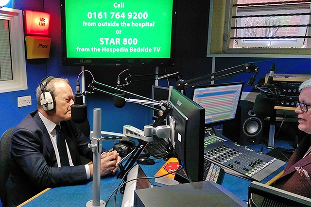 Simon Danczuk at the Roch Valley Radio 48 hour broadcast