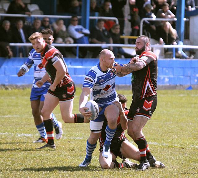 Callum Marriott offloading