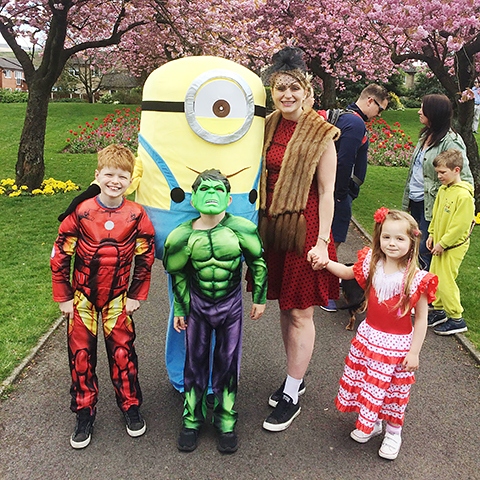 Littleborough fancy dress walk