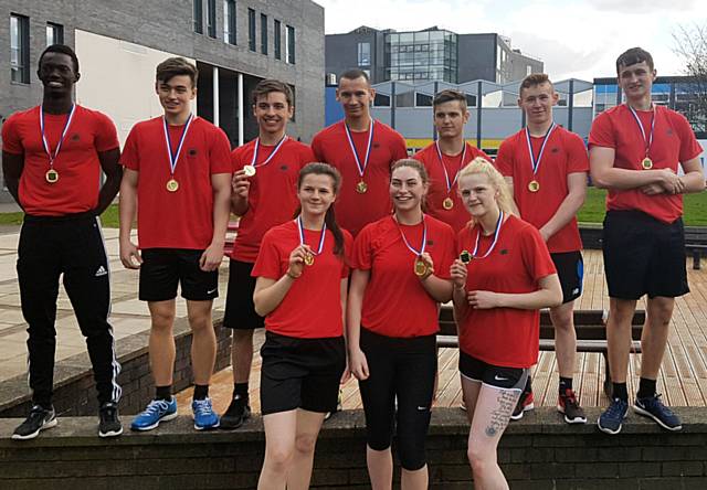 UPS Students: Marcus Mangan, Laceylee Stringer, Charlie Boothroyd, Ryan O’Reilly, Ciaran Morris, Ibrahima Diop, Dreagan Main, Georgia Coyle, Stacey McKinley 