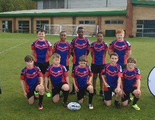 St Cuthbert's Year 7 boy’s rugby team 