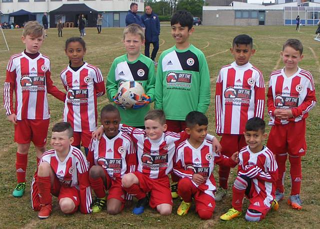 Back row left to right: Alex Howarth (8), Siri Penney (9), Harry Kelly (8), Abdul Hafeez (9), Zain Ahmed (9), Oakley Deardon (8), (front row): Mason Ashurst (8), Aden Nyoni (8), Brogan Briley (8), Fayyad Mohammed (8) and Rayyan Faizan (6)