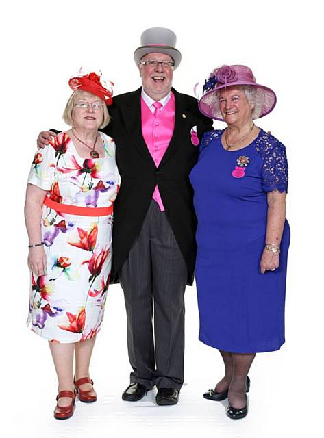 Lis and John Kay with Councillor Ann Stott 