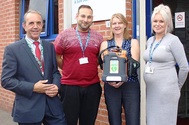 Councillor Kieran Heakin, Saqub Hussain, Alison Smith, Lisa Kimpton 