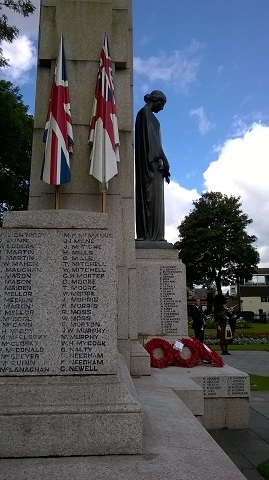 Heywood Remembrance Service for the Battle of Passchendaele