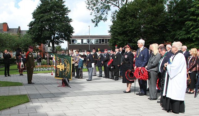 Heywood Remembrance Service for the Battle of Passchendaele