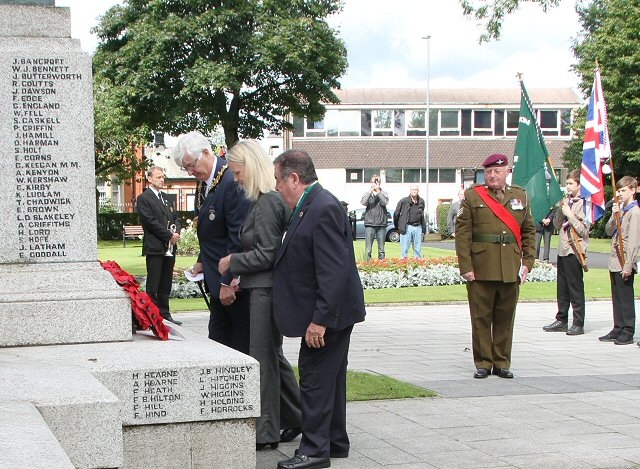 Heywood Remembrance Service for the Battle of Passchendaele