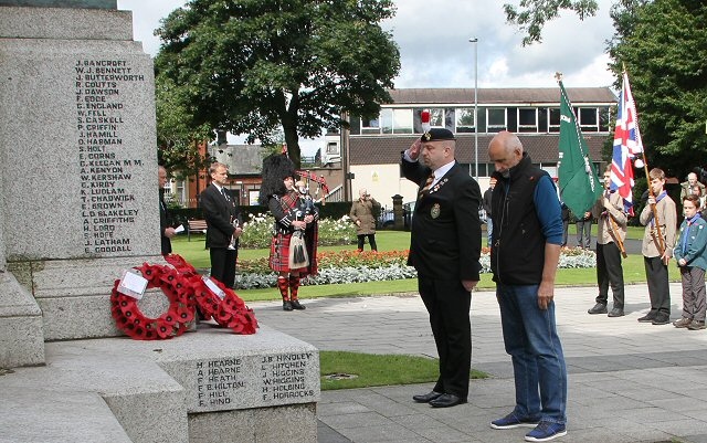 Heywood Remembrance Service for the Battle of Passchendaele