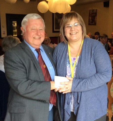 Bob Brierley with Lyn Cartridge of Marie Curie