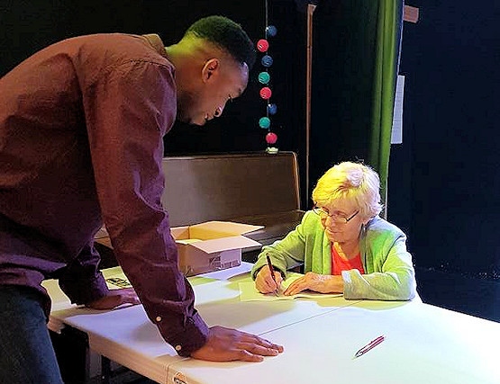 Lillian Jones at her book signing