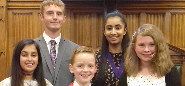 New Children's Champion, George Holt (front row, centre)