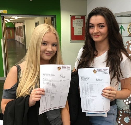 Siddal Moor students celebrate their GCSE results