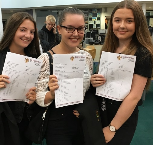 Siddal Moor students celebrate their GCSE results