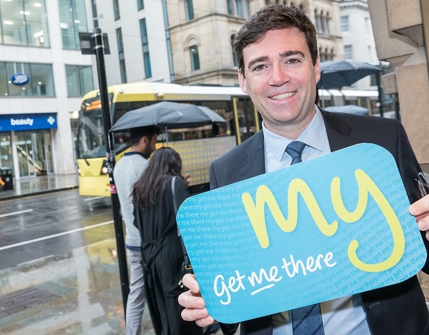 Mayor of Greater Manchester, Andy Burnham - 'get me there' will certainly help make travel easier