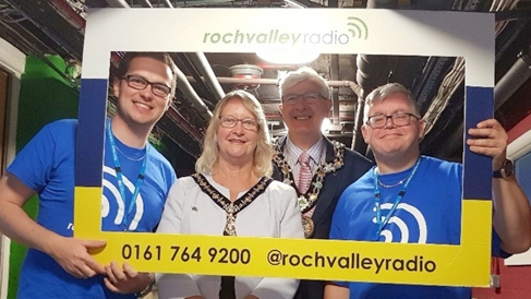 Ryan Kells and Pastor David Grimshaw, The Mayor and Mayoress Ian and Christine Duckworth