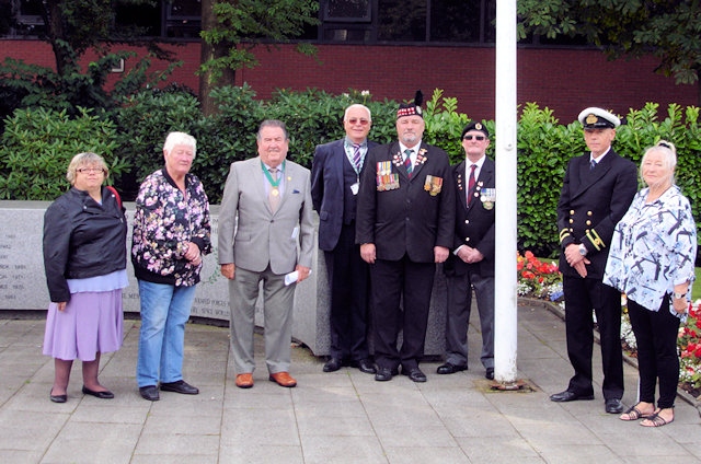 Heywood Merchant Navy Day flag raising