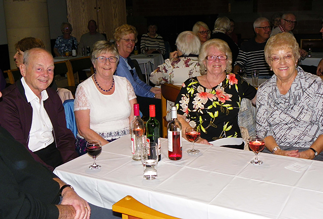 Parishioners at St Andrew's, Dearnley big band night