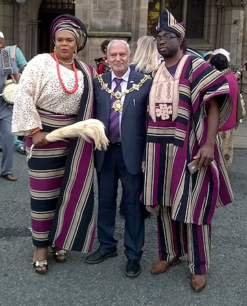 Mayor Mohammed Zaman celebrates Nigerian Independence Day