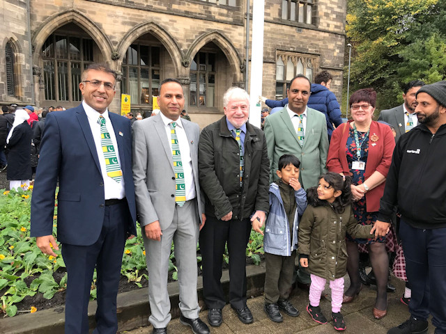 Bury Councillor Tahir Rafiq joined Rochdale Councillors Shakil Ahmed, Allen Brett