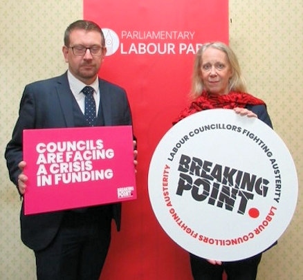 Labour’s Shadow Secretary of State for Local Government Andrew Gwynne MP and Liz McInnes MP