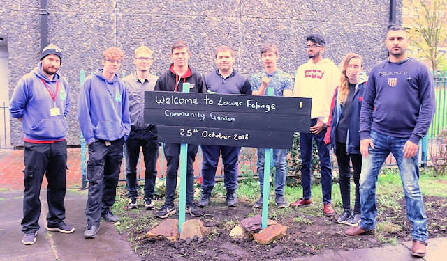 Volunteers complete their skills building course with Groundwork Prince’s Trust Rochdale