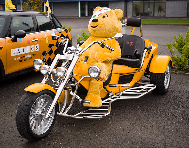 Pudsey at the 2017 Big Learner Relay