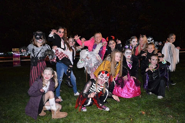 Ghouls, witches, demons and devils were out in force on Saturday 