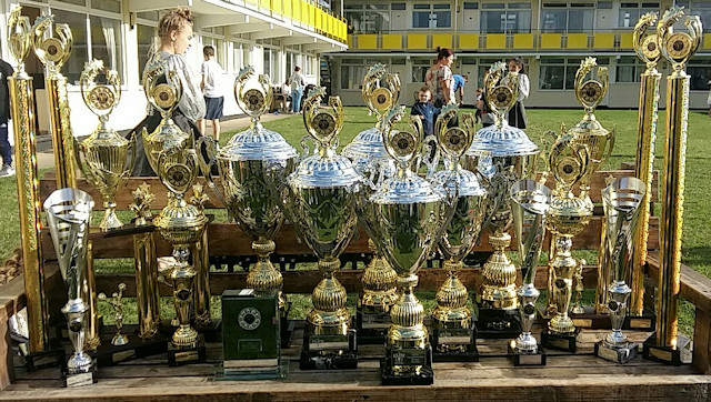 The team's trophies