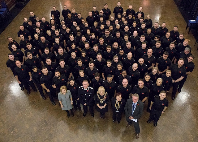 GMP welcomed new officers to its ranks on Monday