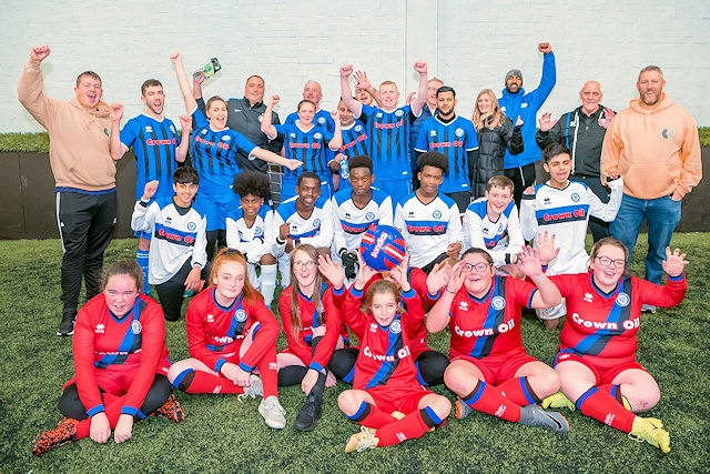 Travelsafe Partnership football tournament presentation at Rochdale AFC 
