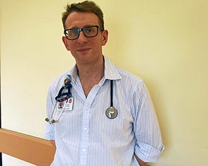 Doctor Andrew Drummond,  Intensive Care Consultant and Anaesthetist