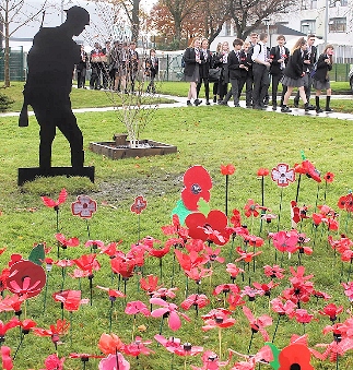 St Cuthbert's Outdoor Remembrance Display