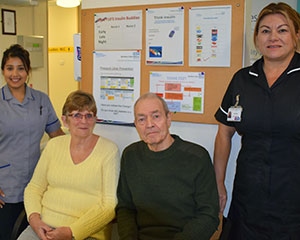 Patients with Royal Oldham Diabetes Team