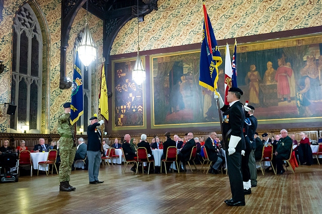 Rochdale Town Hall's great hall was the venue for the Festival of Remembrance