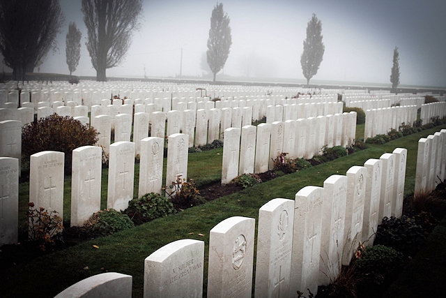 Students and staff from Beech House School visit World War One Cemeteries 