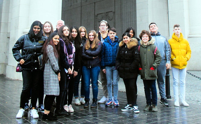 Students and staff from Beech House School visit World War One Cemeteries and the Menin Gate