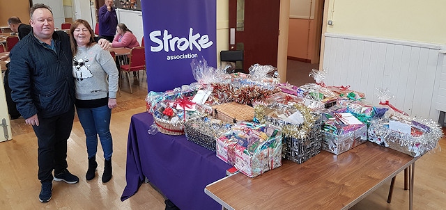 Frank Clarke was inspired to create the hampers and donate to the Stroke Association