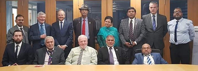 Rochdale delegates at the British High Commission Office in Islamabad