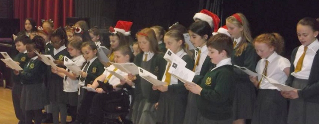 St Joseph's School Choir who will be live on Blue Peter 