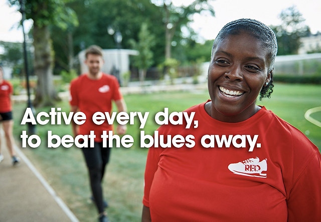 Be active every day to beat the blues away