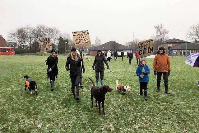 The campaign comes one year after hundreds of campaigners marched through Bamford opposing proposals to build on local greenbelt land.