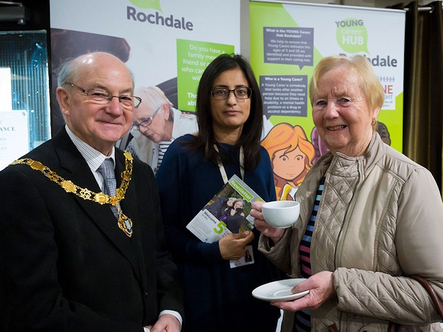 Councillor Billy Sheerin, Deputy Mayor of Rochdale, was at the Carers event