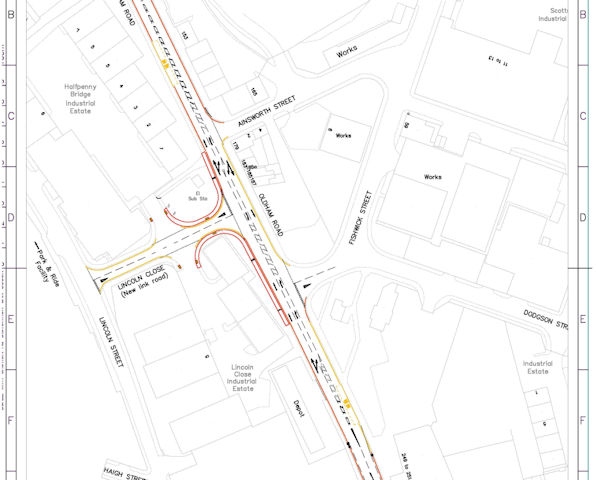 Lincoln Close, Oldham Road, Rochdale, proposed restrictions